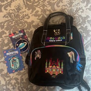 Mokuyobi Backpack with Meow Wolf - Rainbow Colors